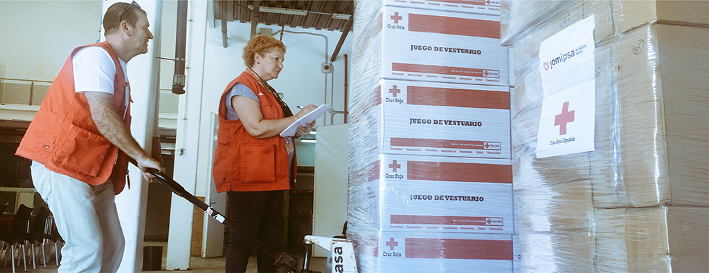 Jomipsa with Spanish Red Cross